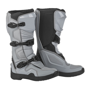Bottes de motocross en cuir pour hommes, chaussures de moto respirantes à séchage rapide, équipement de course tout-terrain personnalisé OEM en gros - Product Image 4