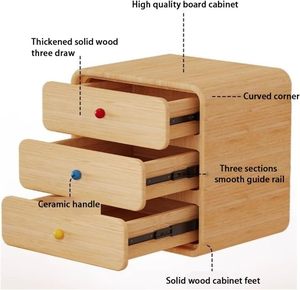 Mesa de Noche Moderna Rústica de Madera, Mesa Auxiliar para Dormitorio, Muebles para el Hogar, Venta al por Mayor, Diseño Personalizado OEM - Product Image 5