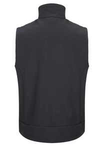 Mens Softshell Stand Collar <b>Vest</b> Warm Wool Blend Lightweight Windproof Sleeveless Formal Casual Outdoor Winter Jacket - Product Image 2