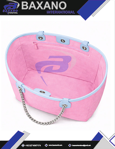 Bolsa de Lona Resistente Gamma Phi Delta Sorority, Color Rosa Claro y Azul Claro, con Correa de Cadena, Gran Capacidad, Alta Calidad, Bolsa de Moda GPD - Product Image 6
