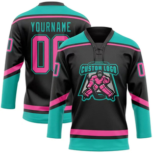 high school ice hockey uniforms college ice hockey team apparel <b>mens</b> ice hockey league jerseys womens ice hockey team wear - Product Image 2