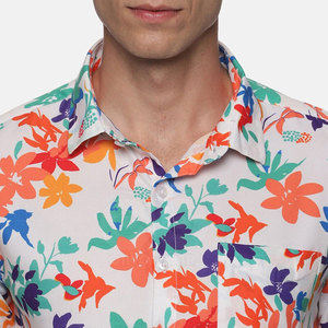Camisas de Playa Duraderas de Secado Rápido para Hombre, Hechas de Poliéster Transpirable, Camisas Tropicales de Verano para Vacaciones - Product Image 6