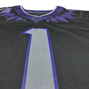 Jersey de Fútbol Americano Personalizado de Alta Calidad, Transpirable, de Manga Corta, Talla Grande, con Malla Bordada y Cosida, Tendencia Actual 2026 - Product Image 6