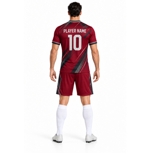 Conjunto de Uniforme de Fútbol de Alta Calidad, Jersey y Pantalones Cortos Personalizados, Tejido Transpirable, Ecológico y de Secado Rápido, Ropa Deportiva para Clubes - Product Image 3