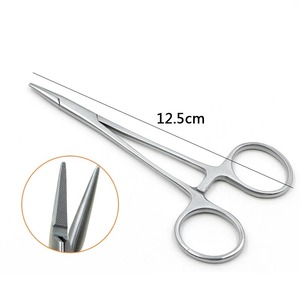 Pinza Portaagujas Dental Chapada en Oro BAFA BSI-FC-7563 para Extracción de Fragmentos Radiculares, Uso Hospitalario y Clínico, Certificación ISO13485 - Product Image 5