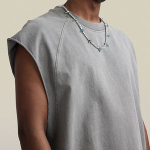 Débardeurs sans manches pour hommes, haute qualité, coupe oversize, personnalisables, très demandés - Product Image 5