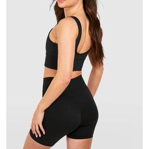 Sujetador Deportivo Personalizado OEM ODM con Patrón Sólido, Spandex/Poliéster, Transpirable, Suave, Elástico, para Gimnasio, Entrenamiento, Yoga - Product Image 2