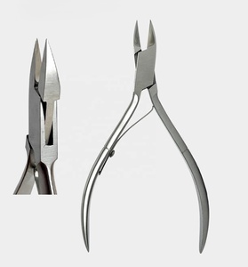 Pince à ongles en acier inoxydable à mâchoires plates de 16 mm – Coupe-ongles robuste à coupe droite avec ressort rotatif - Product Image 1