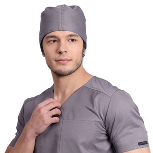 2026 Premium Solid Color Woven Unisex Medical <b>Scrub</b> <b>Caps</b> Lightweight Adjustable Cotton Comfort for Doctors Nurses Hospital Staff - Product Image 1