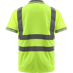 เสื้อโปโลสะท้อนแสงเพื่อความปลอดภัยแบบ Hi-Vis ยี่ห้อ PREGO INDUSTRIES รุ่นสั่งทำพิเศษ สำหรับทุกเพศ |   ชุดทำงานแบบยาวสองสี แห้งเร็ว ระบายอากาศได้ดี สวมใส่สบาย - Product Image 6