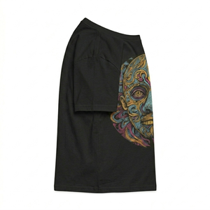 T-shirt de qualité supérieure pour hommes, matière fraîche, impression personnalisée, meilleur impression DTF, prix bas, vente chaude - Product Image 4