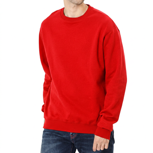 เสื้อสเวตเชิ้ตคอกลมสีเขียวล้วนสำหรับผู้ชาย ทรงปกติ ผ้าฝ้ายถัก 100% สวมใส่สบายๆ สไตล์ฤดูใบไม้ร่วง - Product Image 3