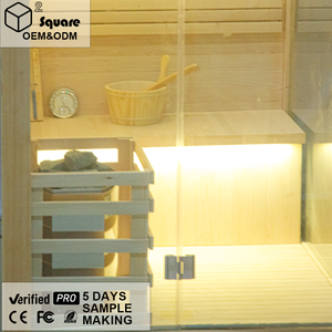 Sauna intérieur en bois de pruche avec un design intérieur spacieux et un système audio Bluetooth pour la location <span class=keywords><strong>Airbnb</strong></span> - Product Image 4