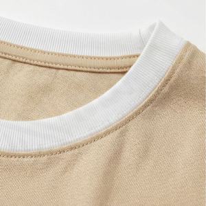T-shirt en coton et fibre de bambou pour femme, personnalisable, de haute qualité, à manches courtes, avec logo et couleur sur mesure, vente en gros - Product Image 4
