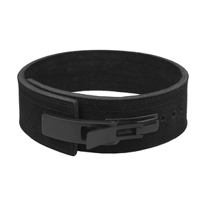 <b>Synthetic</b> <b>Leather</b> 10mm Powerlifting Belt Lever Buckle Cowhide <b>Leather</b> Adjustable Weightlifting & Powerlifting Heavy Duty - Product Image 3