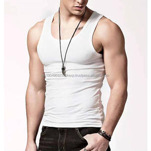 Débardeur sportif pour homme 100% coton pour l'été, respirant, tricoté, pour la musculation, offre spéciale - Product Image 3