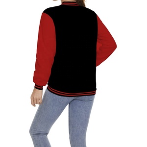 Veste varsity en peau de mouton véritable pour femmes, vente en gros, manches longues, légère, hiver, séchage rapide, coupe-vent, respirante, taille XL - Product Image 3