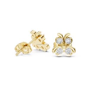 Bijou Bliss 14K chapado en oro Jhumka pendientes joyería de boda india tradicional - Product Image 6