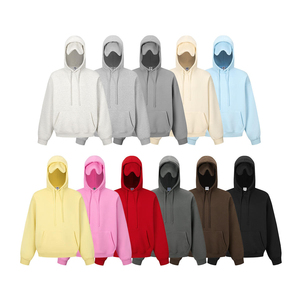 เสื้อฮู้ดไหมพรมสีเหลืองขนาดใหญ่แบบยูนิเซ็กซ์ เป็นมิตรกับสิ่งแวดล้อม พร้อมที่ปิดตาสำหรับเดินทาง เสื้อกันหนาวคู่รักสำหรับฤดูหนาว - Product Image 5