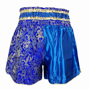Pantalones Cortos de Kung Fu Azules para Hombre, Diseño de Dragón Bordado a Mano, Corte Holgado, Ropa de Artes Marciales, Talla Adulto, Material de Poliéster - Product Image 6