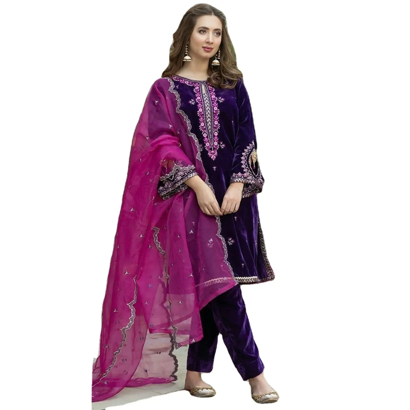 Áo Choàng Màu Sáng Kameez Shalwar Kurti Đầm Nhung Mặc Đám Cưới ĐẦM DỰ TIỆC Anarkali Saree Kurta Bởi AJM TRADE HOUSE Pakistan