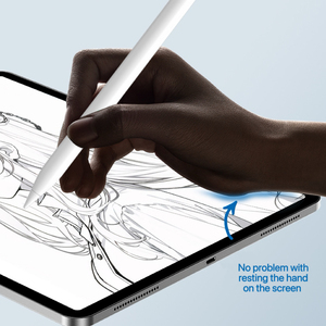 Stylet capacitif à charge magnétique sans fil pour le <span class=keywords><strong>dernier</strong></span> <span class=keywords><strong>modèle</strong></span> d'<span class=keywords><strong>iPad</strong></span> avec pointe remplaçable, bouton multifonction, anti-touch accidentel - Product Image 5