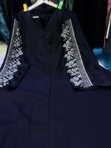 อาบายะห์ปักมือสุดหรูสำหรับผู้หญิง แขนยาว เหมาะสำหรับใส่ในวันอีด - Product Image 5