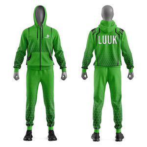 All Season Geometric Tracksuit Set Unisex Full <b>Zip</b> <b>Hooded</b> Sweatshirt and Athletic Pants Outfit Side Pockets Quick Dry Wear - Product Image 6