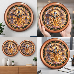 นาฬิกาแขวนผนังควอตซ์เงียบ พิมพ์ลายดิจิทัลส่วนตัว พระวิสุทธิ์- ของขวัญส่งเสริมการขายสำหรับสำนักงานในวันวาเลนไทน์ วันคริสต์มาส และวันแห่งจิตวิญญาณ - Product Image 2