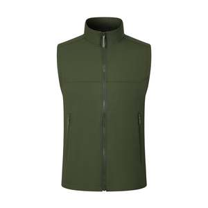 Chaleco con Capucha para Mujer, Textura Heathered, Cortavientos, Softshell, Elegante, Deportivo, 100% - Product Image 1