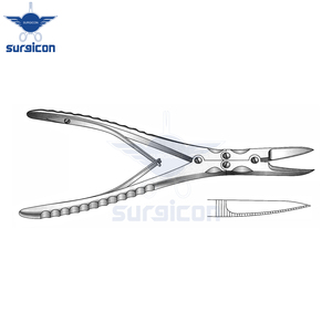 Ciseaux nasaux Obwegeser, longueur 21 cm / 8-1/4 pouces, ciseaux chirurgicaux dentelés pour une coupe précise du pont nasal - Product Image 6