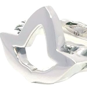Anillo de Plata con Hoja de Hiedra, Tamaño Mediano para Mujer, Diseño Elegante de Cuerda Trenzada, Joyería Botánica de Moda, Regalo de Lujo para Hermandades - Product Image 4