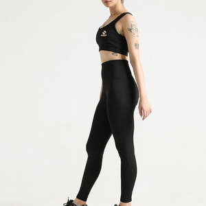 Women's Yoga Set 2-Piece Plaid Elastic Waist Breathable Workout Gym Fitness Clothing Customized Style - Product Image 2