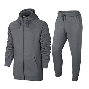 Ensemble de survêtement color block avec veste zippée à col montant et pantalon à cordon de serrage – Tenue sportive deux pièces - Product Image 4