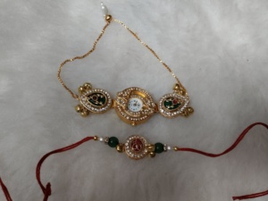 Premium Quality Rakhi For Rakshabandhan Festival Rakhi Combo For Brother And <b>Sister</b> Kashmiri Watch Rakhi Combo Manufacturers - Product Image 2