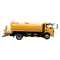 Camión Cisterna de Agua Automático de 10,000L con Tanque de Acero Inoxidable para Control de Polvo en Carreteras, Obras de Construcción y Minería, con Bomba de Motor Diésel Nueva