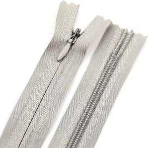 Muestra Gratuita de Fábrica, Envío Rápido 3 #   Cierres Invisibles de Nylon de 25cm, Color Personalizado, Extremo Cerrado, para Prendas, Textiles para el Hogar y Bolsas - Product Image 5