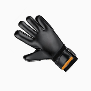 Super Soft <b>Grip</b> Leather Breathable Full-Finger Goalkeeper <b>Gloves</b> <b>with</b> Hook Loop Closure and OEM Service for Youth - Product Image 2