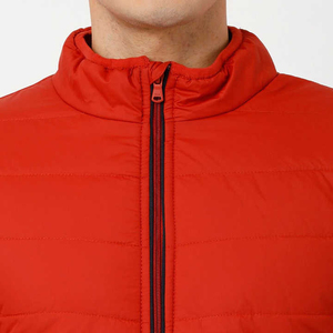 Customized Front Logo Men's Canvas Puffer <b>Jacket</b> <b>Winter</b> Coat Warm Stand Collar Zip-Up Windproof Bubble Puffer Men's <b>Jackets</b> - Product Image 6