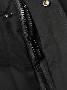 Low Price Polyester Nylon Fabric Made Men's Padded <b>Quilted</b> Outerwear Jackets Machine Stitched Zipper Up Hooded Puffer Jacket - Product Image 5