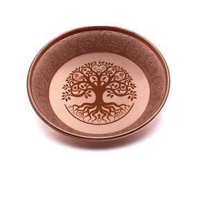 ชามทรงกลมลายดาวสลักลาย ขายดี เป็นที่ต้องการสูง สำหรับตกแต่งครัว บ้าน งานแต่งงาน ชามเสิร์ฟโลหะทองแดง สำหรับตกแต่งโต๊ะอาหาร - Product Image 4