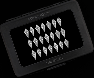 เพชรแล็บเกรด 1.0 กะรัต, ขนาด 4.0x2.0 มม., รูปทรงคิทคัท, เพชรเมลี, เพชรสีขาว, เพชรแล็บ สำหรับสร้อยคอและต่างหู (21 เม็ด) - Product Image 2
