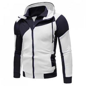 Nouveaux ensembles deux pièces pour hommes, grande taille, à capuche, respirants, écologiques, légers, pour le sport, avec logo personnalisé, jogging décontracté, hiver - Product Image 4