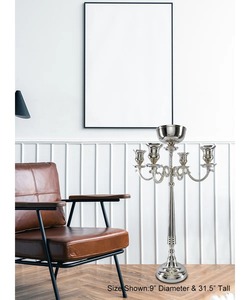 Elegant <b>Iron</b> <b>5</b> Arm Candle Holder Decorative Candelabra for Home and Wedding Decor At Best Price - Product Image 4