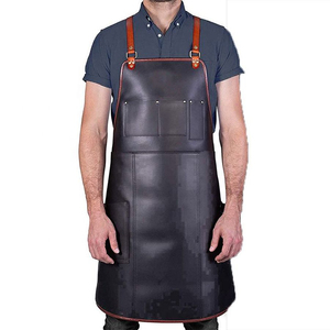 Unisex Polyamide <b>Work</b> Coverall <b>Waterproof</b> Adjustable Straps Multi Pocket Heavy Duty Kitchen Workshop BBQ Carpenter Chef Apron - Product Image 2