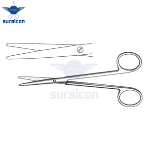 Tijeras de disección Metzenbaum Fino de 14.5 cm (5¾ pulgadas), rectas, puntiagudas, de acero inoxidable, reutilizables, quirúrgicas - Product Image 3
