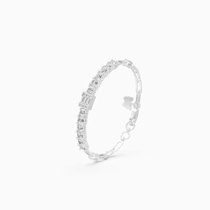 สร้อยข้อมือแบบโซ่ประดับเพชร 1.90 กะรัต ผลิตจากเพชรที่เพาะเลี้ยงในห้องปฏิบัติการ |   ในโทนสีทอง 9K สีเหลือง สีขาว และสีโรสโกลด์ - Product Image 2