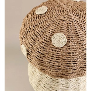 Cesta de Almacenamiento Infantil de Papel Sostenible con Forma de Hongo y Tapa, Organizador de Juguetes Hecho a Mano para Guardería, Cesta de Almacenamiento al por Mayor - Product Image 4