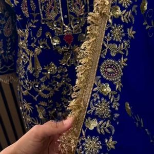 Kurti de crepé natural bordado para mujer con salwar dhoti y dupatta bordada |   Ropa Étnica de Diseño con Lentejuelas de 5mm - Product Image 6