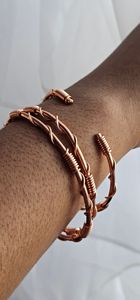 Handcrafted Copper <b>Bracelet</b> Traditional Metal Jewelry Gift Idea for Men Women and Teenagers - Product Image 6